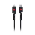 Monster Lightning to USB-C Braided Cable - Black 1.2m
