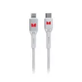 Monster Lightning to USB-C Braided Cable - White 1.2m