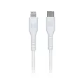 Monster Lightning to USB-C Thermo Plastic Elastometer Cable - White 1.2m