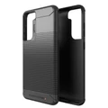 Gear4 Galaxy S21 FE (2022) Havana Case - Black Slim & Lightweight Design with D3O-Protected Top - Bottom & Corners - Antimicrobial Treatment