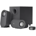 Logitech Z407 2.1 Bluetooth Computer Speakers with Subwoofer and Wireless Control, Immersive Sound, Premium Audio with Multiple Inputs, USB, AUX and B
