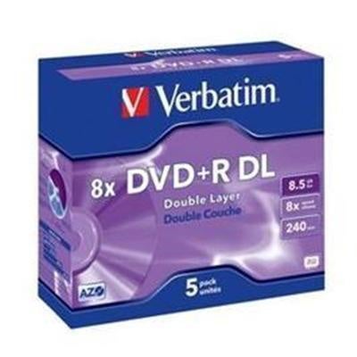 Verbatim 43541 DVD+R DL - 5 Pack Jewel Case
