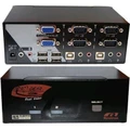 Rextron KADG122 Dual View 2 Port VGA/USB KVM Switch w/ Audio