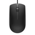 Dell MS116 Wired Mouse - Black Optical Sensor - USB Wired Cable - 1000 DPI - Computer - Scroll Wheel optical LED tracking - Plug-and-play