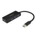 StarTech ST4300MINI 4 Port USB 3.0 Hub (SuperSpeed 5Gbps) with Fast Charge Portable USB 3.1 Gen 1 Type-A Laptop/Desktop Hub - USB Bus Power or Self P
