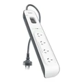Belkin 4-outlet Surge Protection Strip with 2M Power Cord