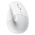 Logitech Lift Vertical Ergonomic Wireless Mouse - Pale Grey For Mac
