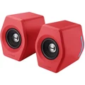 Edifier G2000 RGB Gaming Speakers - Red - USB + Bluetooth + 3.5mm AUX inputs