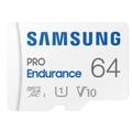 Samsung Pro Endurance 64GB Micro SDXC with Adapter, up to 100MB/s Read, up to 30MB/s Write perfect fit for Surveillance (IP/Home/Network) cam, Dash ca