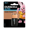 Duracell Ultra Alkaline 9V Battery long lasting Single Pack ideal for smoke alarms