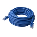 8Ware PL6A-15BLU Cat6a UTP Ethernet Cable, Snagless - Blue 15M