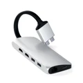 SATECHI USB-C Dual 4K HDMI Multimedia Adapter for Macbook -Silver