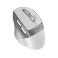 Promate SAMIT.WHT Ergonomic Silent Click Wireless Mouse - White Plug & Play - Supports 1200/1600/2200 DPI High Precision - Amidextrous Design - Up to