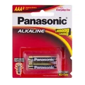 Panasonic LR03T/2B Alkaline Batteries AAA 2 Pack Alkaline-Zinc - Longer Lasting protects power for upto 10 years