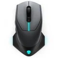 Dell Alienware 610M Wireless Gaming Mouse - 7 programmable mouse buttons - Long Battery Life - Customisable 16.8m AlienFX RGB Lighting - DARK SIDE OF