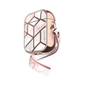 i-Blason Cosmo Case for AirPods 1st/2nd Gen - Marble Pink - with wrist strap - Premium & beautiful protective fashion case for Apple AirPods 1st Gen (