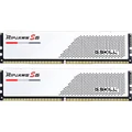 G.SKILL Ripjaws S5 32GB DDR5 Desktop RAM Kit - White 2x 16GB - 5200Mhz - CL36 - 1.2V - 36-36-36-83 - F5-5200J3636C16GX2-RS5K