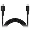 RockRose Liberty 1m USB-C to Lightning Cable - 20W PD Fast Charging , Apple MFI Certified - Nylon Braided Cord , 30000+ Bending Test ;