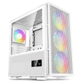 DEEPCOOL CH560 Digital White ATX Mid Tower Case Tempered Glass, 3x 140mm ARGB Fan and 1x 120mm ARGB Fan Pre-installed, CPU Cooler Support Upto 175mm,