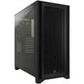 Corsair 4000D Airflow Black ATX MidTower Gaming Case Tempered Glass, CPU Cooler Supports Upto 170mm, GPU Supports Upto 360mm, 7+2(Vertical) PCI Slot,