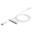 Mophie 1M Premium USB-C to USB-C PD Fast Charging Cable - White, Support Up to 60W PD Fast Charging, Durable braided nylon, Heavy-Duty Construction, A