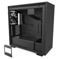 NZXT H710 Premium Matte Black Edition ATX MidTower Gaming Case Tempered Glass, CPU Cooler Supports Upto 185mm, Video Card Supports Upto 413mm, 280mm R