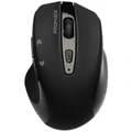 Promate EZGrip Ergonomic Wireless Mouse - Black Quick Forward/Back Buttons - 800/1200/1600 DPI - 10m Working Range - Easy Plug & Play - 1x AA Battery