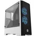 Phanteks MAGNIUMGEAR NEO Air Black/White ATX MidTower Gaming Case Tempered Glass,With 2x Skiron 120mm RGB Fans, Support CPU Cooler Support Upto 170mm,