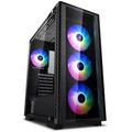 DEEPCOOL MATREXX 50 ADD-RGB ATX Mid Tower, Tempered glass, 4 X Addressable RGB Fans. CPU Cooler Support up to 168mm, GPU Support Upto 370mm, 7xPCI Slo