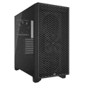 Corsair 3000D Airflow Black Mid Tower Gaming Case Tempered Glass CPU Cooler Support Upto 170mm, GPU Support Upto 360mm, 7 +2 (Vetical) PCI Slot, 360m