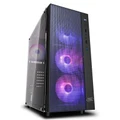 DEEPCOOL MATREXX 55 RGB Mesh ATX Mid Tower, Support E-ATX, Tempered Glass with Mesh Front Panels, 4X Addressable RGB Fans, CPU Cooler Supports Upto 16
