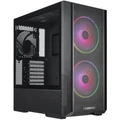 Lian Li Lancool 216 ATX MidTower Gaming Case Tempered Glass, 2x160mm ARGB Fans, 1x140mm Rear Fan Included, CPU Cooling Support 180.5mm, GPU Support 39