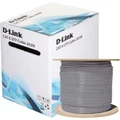 D-Link 305m Cat6 UTP Solid Networking cable -- Full Copper , 250MHz, 23AWGx4P -- Grey color