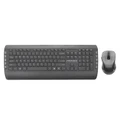 Promate PROCOMBO-10 Full Size Wireless Multimedia Keyboard & Mouse Combo - Sleep & Ergonomic - AutoSleep - SmartNanoReciever - Precision Mouse - Built