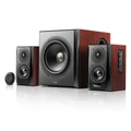 Edifier S350DB 150W Bookshelf Speaker & 8" Subwoofer 2.1 System with Bluetooth Titanium Dome Tweeters - Booming Subwoofer - Optical + Coax + PC/AUX +