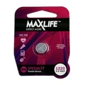 Maxlife CR1220 BAT1220 Lithium Button coin Cell Battery. 1Pk 3.0Volt