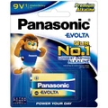Panasonic 6LR61EG/1B long-lasting 9V 1 Pack Evolta Alkaline Premium Battery 9 Volt 1 Pack No1 Longest Lasting.
