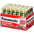 Panasonic LR03T/24V AAA 24pcs Alkaline 1.5V Bulk Value Pack Alkaline-Zinc - Longer Lasting protects power for upto 10 years