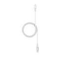 Mophie 1M Premium USB-C to Lightning Fast Charging Cable - White, Fast Charge for iPhone 8 or Later (Charging up to 50% in 30 minutes), Apple MFi Cert