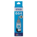 Epson EcoTank T664 Ink Bottle Cyan for Epson ET-2500, ET-2550, L310, L355, L365, L385, L405, L455, L485, L565 Printer