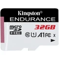Kingston High Endurance 32GB microSDHC CL10 UHS-I Card ,up to 95MB/s read, and 30MB/s write, Designed for Dash cameras, security cameras, and Body Cam