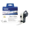 Brother Genuine DK-11204 Label Roll Black on White, 17mm x 54mm 400 labels per roll for QL1100, QL-580N, QL810W, QL800, QL820NWB, QL1110NWB, QL-1050,