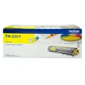 Brother TN255Y Toner Yellow, Yield 2200 pages for Brother HL3150CDN, HL3170CDW, MFC9140CDN, MFC9340CDW Printer