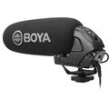 Boya BY-BM3030 On-Camera Supercardioid Shotgun Microphone - The 3.5mm output connector makes it compatible with DSLRs, camcorders, audio recorders, an