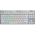 Logitech G915 TKL LIGHTSYNC Wireless RGB Mechanical Gaming Keyboard White Tactile