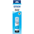 Epson T502 INK BOTTLE CYAN for Epson WorkForce ET-4750, ET-2750, ET-3700, ET-3800 Printer