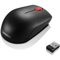 Lenovo 4Y50R20864 Essential Wireless Mouse - Black Optical Sensor - Radio Frequency - USB - 1000 dpi -- 3 Button(s) - Symmetrical