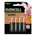 Duracell Rechargeable AA Battery - Pack of 4