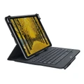 Logitech Universal Folio with integrated keyboard for 9-10 Inch tablets - Black/Grey (stylus not included)