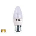 FSL LED Bulb C38-5W-B22/BC Warm White 3000K - Non-Dimmable